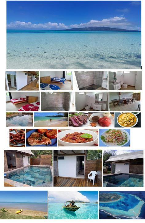 Mara'Ai Le Spot Tubuai, Chambre Triple Deluxe Mahu Sdb Privee Avec Piscine Mataura Exterior photo